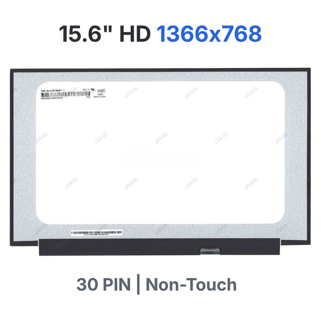 صفحه نمایش لپ تاپ MB156AN01-5 15.6 اینچ WXGA 1366x768 TN