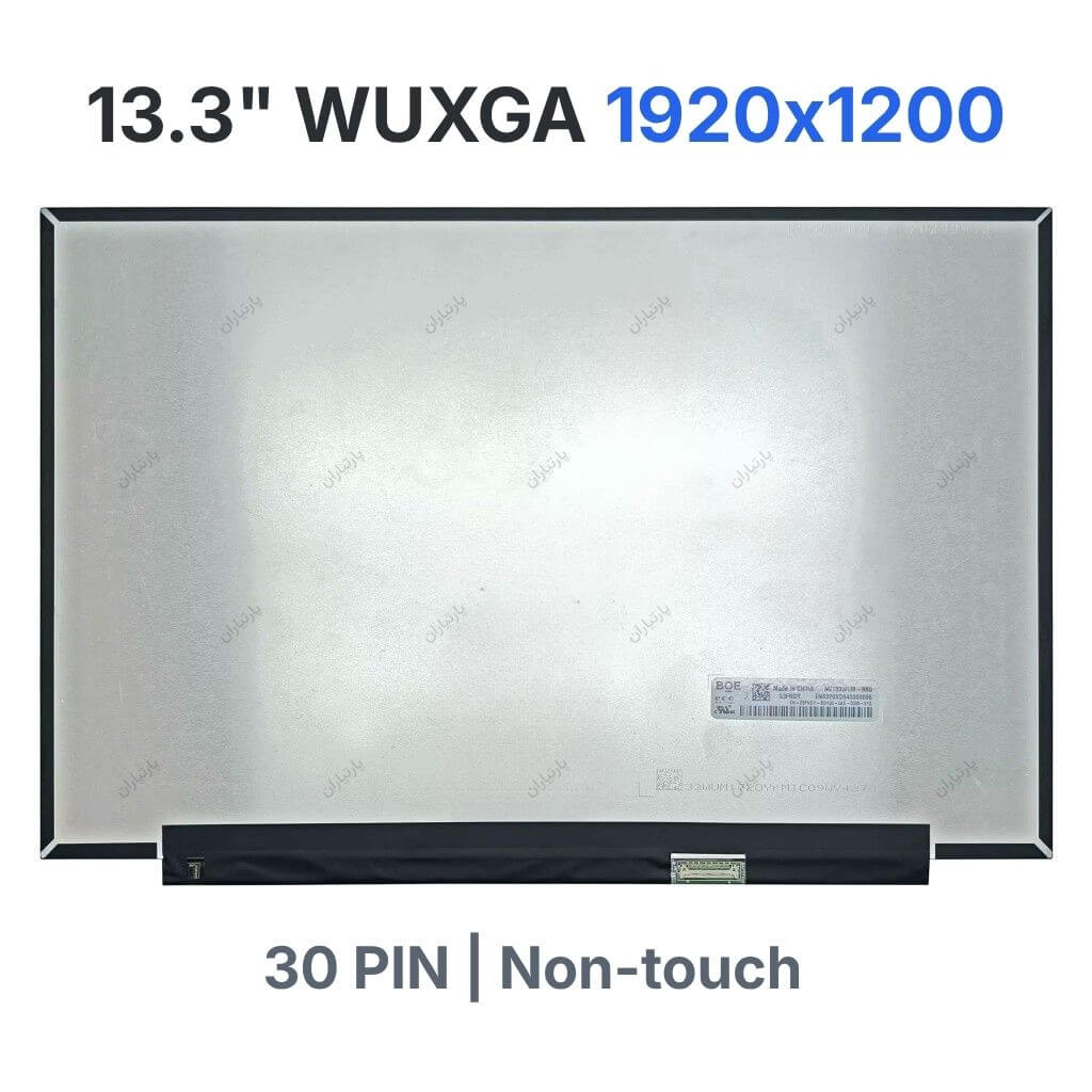صفحه نمایش لپ تاپ NV133WUM-N60 13.3 اینچ WUXGA 1920x1200 IPS