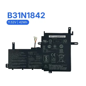 باتری لپ تاپ B31N1842 برای Asus با ولتاژ 11.52V و انرژی 42Wh