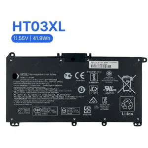 باتری لپ تاپ HT03XL برای HP با ولتاژ 11.55V و انرژی 41.9Wh